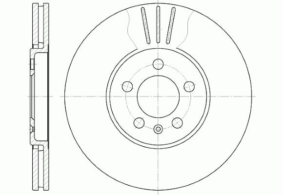 K27 stabdžių diskas 491-4586