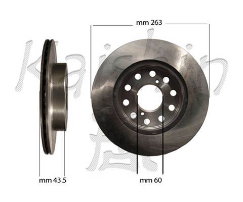 KAISHIN stabdžių diskas CBR246