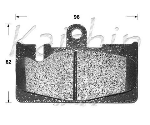 KAISHIN Комплект тормозных колодок, дисковый тормоз D2213