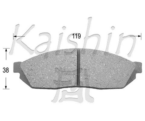 KAISHIN Комплект тормозных колодок, дисковый тормоз D5009