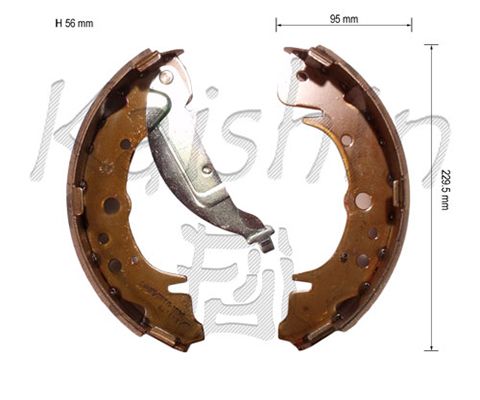 KAISHIN Комплект тормозных колодок K11179