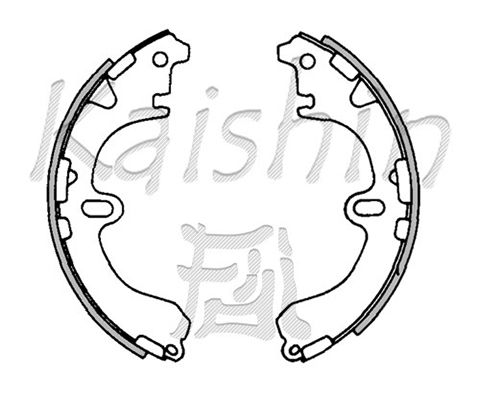 KAISHIN Комплект тормозных колодок K2311