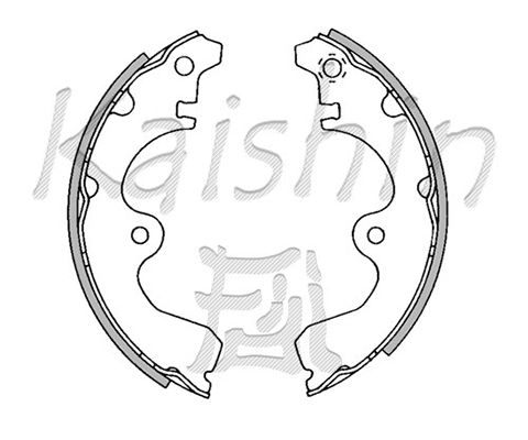 KAISHIN Комплект тормозных колодок K2321