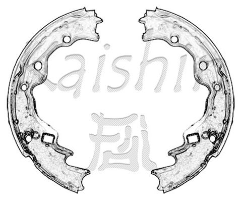 KAISHIN Комплект тормозных колодок K3349