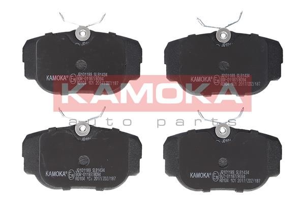 KAMOKA Комплект тормозных колодок, дисковый тормоз JQ101189