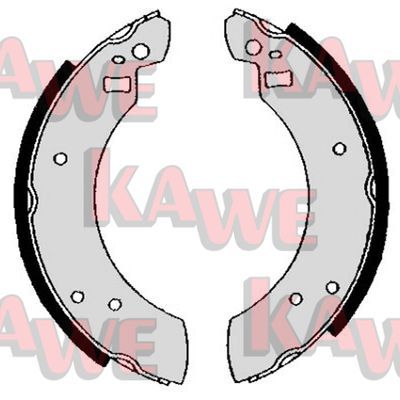 KAWE Комплект тормозных колодок 01170