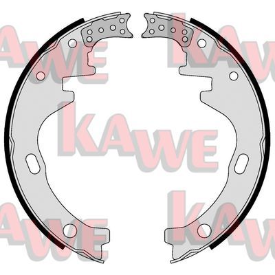 KAWE Комплект тормозных колодок 05250