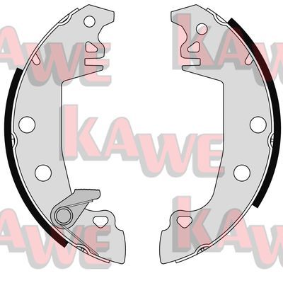 KAWE Комплект тормозных колодок 05930