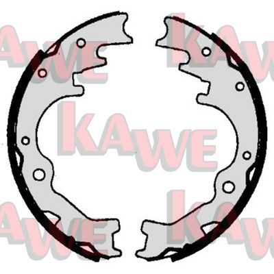 KAWE Комплект тормозных колодок 06520
