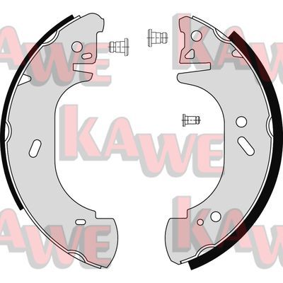 KAWE Комплект тормозных колодок 06750