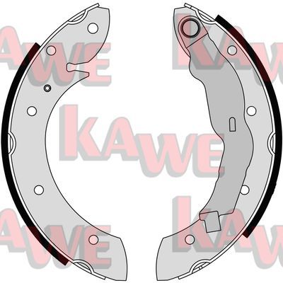 KAWE Комплект тормозных колодок 07135