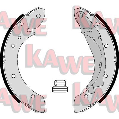 KAWE Комплект тормозных колодок 07165