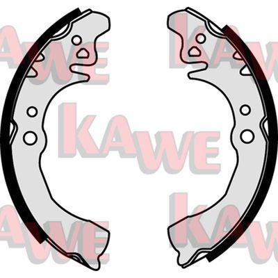 KAWE Комплект тормозных колодок 07650