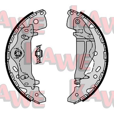 KAWE Комплект тормозных колодок 09230