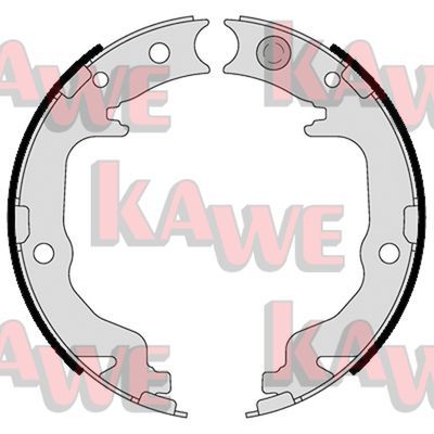 KAWE Комплект тормозных колодок, стояночная тормозная с 09540