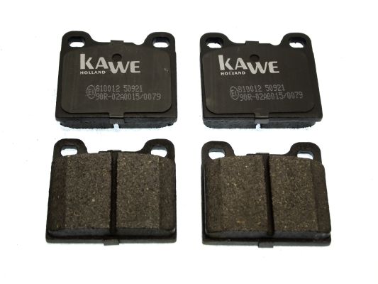 KAWE Комплект тормозных колодок, дисковый тормоз 810012