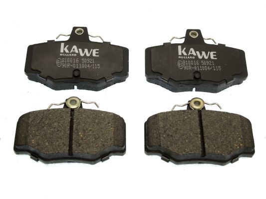 KAWE Комплект тормозных колодок, дисковый тормоз 810016