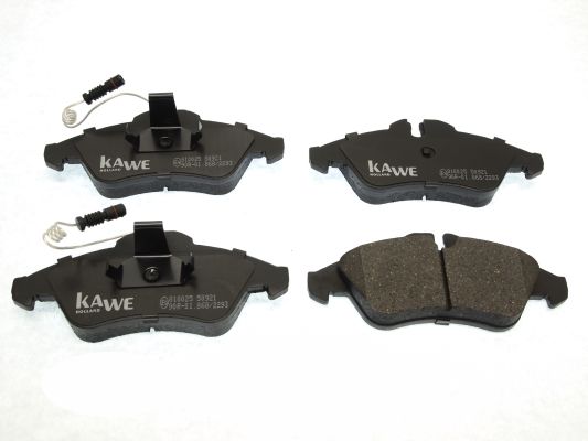 KAWE Комплект тормозных колодок, дисковый тормоз 810025