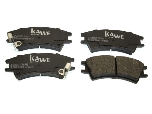 KAWE Комплект тормозных колодок, дисковый тормоз 810037