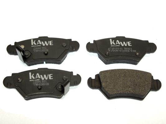 KAWE Комплект тормозных колодок, дисковый тормоз 810041