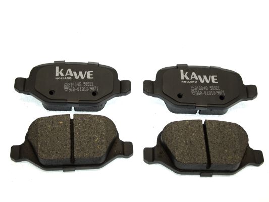 KAWE Комплект тормозных колодок, дисковый тормоз 810048