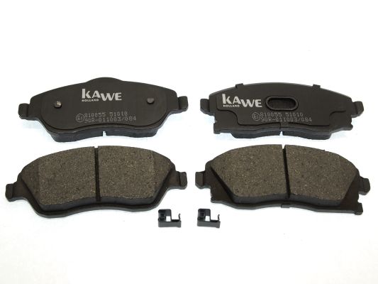 KAWE Комплект тормозных колодок, дисковый тормоз 810055
