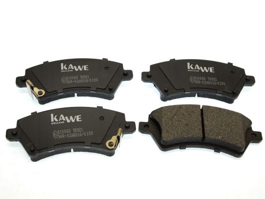 KAWE Комплект тормозных колодок, дисковый тормоз 810060