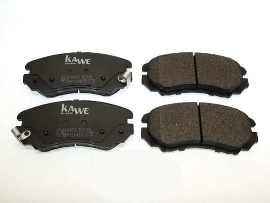 KAWE Комплект тормозных колодок, дисковый тормоз 810073