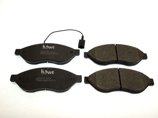 KAWE Комплект тормозных колодок, дисковый тормоз 810094