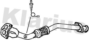 KLARIUS Труба выхлопного газа 301228