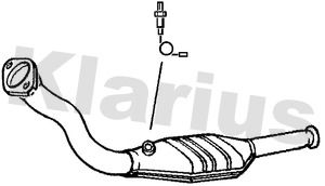 KLARIUS katalizatoriaus keitiklis 321250