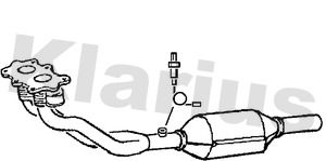 KLARIUS katalizatoriaus keitiklis 321315