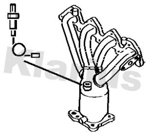 KLARIUS katalizatoriaus keitiklis 321801