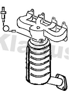 KLARIUS katalizatoriaus keitiklis 321971