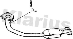 KLARIUS katalizatoriaus keitiklis 322281