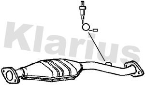 KLARIUS katalizatoriaus keitiklis 370239