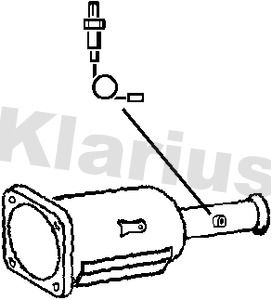 KLARIUS Сажевый / частичный фильтр, система выхлопа ОГ 399053