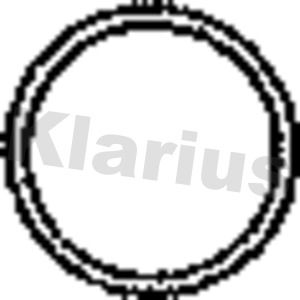 KLARIUS Прокладка, труба выхлопного газа 410157