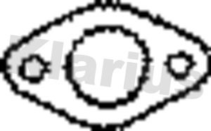 KLARIUS Прокладка, труба выхлопного газа 410230