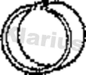 KLARIUS Прокладка, труба выхлопного газа 430374
