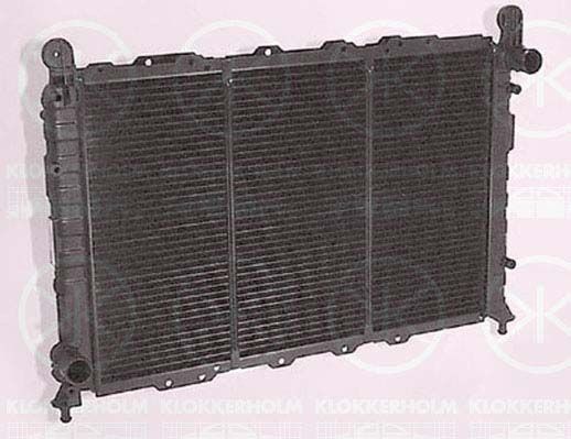 KLOKKERHOLM radiatorius, variklio aušinimas 0002302076
