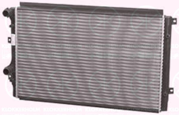 KLOKKERHOLM radiatorius, variklio aušinimas 0026302206