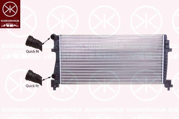 KLOKKERHOLM radiatorius, variklio aušinimas 0027302340
