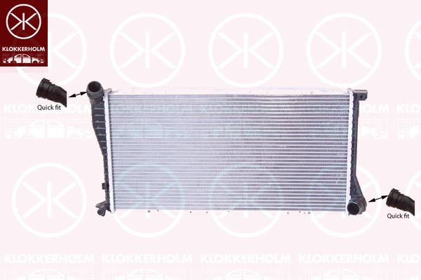 KLOKKERHOLM radiatorius, variklio aušinimas 0065302234
