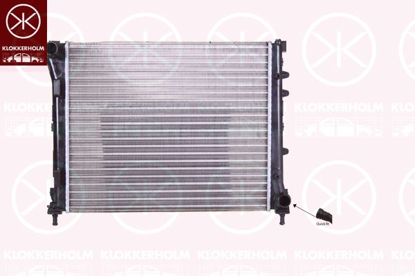KLOKKERHOLM radiatorius, variklio aušinimas 2013302346