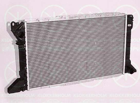 KLOKKERHOLM radiatorius, variklio aušinimas 2515302204