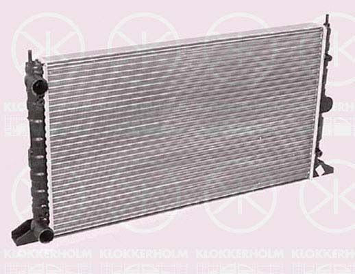KLOKKERHOLM radiatorius, variklio aušinimas 2582302133