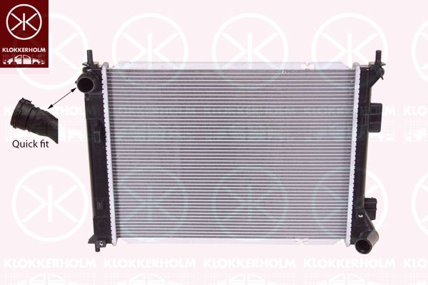 KLOKKERHOLM radiatorius, variklio aušinimas 3269302259
