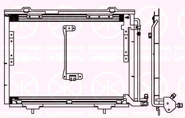 KLOKKERHOLM Конденсатор, кондиционер 3512305207