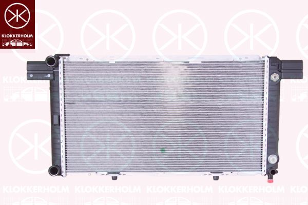 KLOKKERHOLM Радиатор, охлаждение двигателя 3523302120